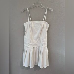 Wild Fable White Pleated Dress